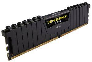RAM CORSAIR CMK16GX4M4C3000C16 VENGEANCE LPX 16GB (4X4GB) DDR4 3000MHZ QUAD KIT BLACK