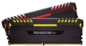 RAM CORSAIR CMR16GX4M2C3600C18 VENGEANCE RGB BLACK 16GB (2X8GB) DDR4 3600MHZ DUAL KIT