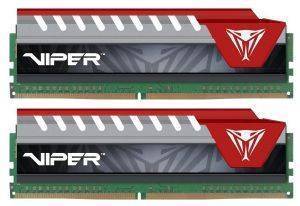 RAM PATRIOT PVE416G280C6KRD VIPER ELITE SERIES 16GB (2X8GB) DDR4 2800MHZ DUAL KIT RED