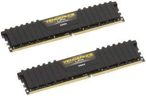 RAM CORSAIR CMK32GX4M2A2133C13 VENGEANCE LPX BLACK 32GB (2X16GB) DDR4 2133MHZ DUAL KIT