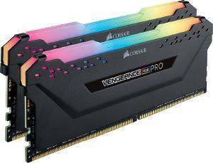 RAM CORSAIR CMW16GX4M2C3600C18 VENGEANCE RGB PRO BLACK 16GB (2X8GB) DDR4 3600MHZ DUAL KIT