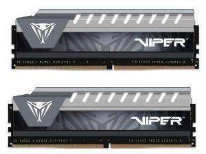 RAM PATRIOT PVE48G266C6KGY VIPER ELITE SERIES 8GB (2X4GB) DDR4 2666MHZ DUAL KIT BLACK/GREY