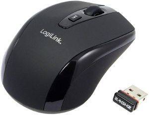 LOGILINK ID0031 WIRELESS TRAVEL OPTICAL MINI MOUSE 2.4GHZ 800/1600DPI BLACK