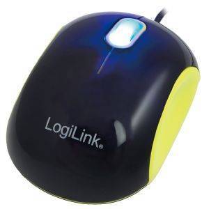 LOGILINK ID0094A COOPER OPTICAL MOUSE USB 1000DPI BLACK/YELLOW