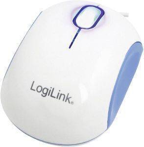 LOGILINK ID0091 COOPER OPTICAL MOUSE USB 1000DPI WHITE/BLUE