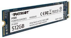 SSD PATRIOT P300P512GM28 P300 512GB M.2 2280 PCIE GEN3 X4
