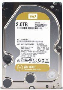 HDD WESTERN DIGITAL WD2005FBYZ GOLD DATACENTER HARD DRIVE 2TB SATA3