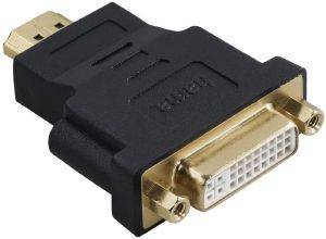 HAMA 34036 COMPACT ADAPTER HDMI PLUG - DVI-D SOCKET GOLD-PLATED BLACK