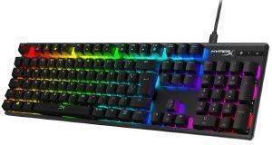  HYPERX HX-KB6RDX-US ALLOY ORIGINS RGB MECHANICAL GAMING KEYBOARD HX RED SWITCHES