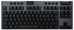  LOGITECH G915 TKL TENKEYLESS LIGHTSPEED WIRELESS RGB MECHANICAL GAMING KEYBOARD LINEAR