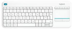 ΠΛΗΚΤΡΟΛΟΓΙΟ LOGITECH WIRELESS TOUCH KEYBOARD K400 PLUS WHITE US ΠΛΗΚΤΡΟΛΟΓΙΟ LOGITECH WIRELESS TOUCH KEYBOARD K400 PLUS WHITE US