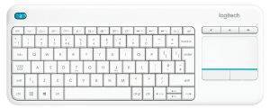  LOGITECH WIRELESS TOUCH KEYBOARD K400 PLUS WHITE US