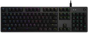 ΠΛΗΚΤΡΟΛΟΓΙΟ LOGITECH G512 LIGHTSYNC RGB MECHANICAL GAMING KEYBOARD GX BROWN SWITCH TACTILE