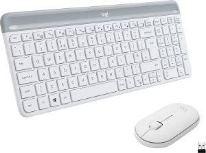  LOGITECH MK470 SLIM WIRELESS COMBO OFF WHITE