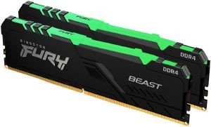 RAM KINGSTON KF426C16BBAK2/16 FURY BEAST RGB 16GB (2X8GB) DDR4 2666MHZ DUAL KIT