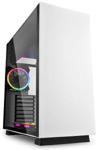 CASE SHARKOON PURE STEEL WHITE RGB