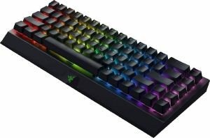 RAZER BLACKWIDOW V3 MINI - PHANTOM KEYCAPS - GREEN SWITCH - 65% WIRELESS MECHANICAL GAMING KEYBOARD