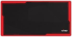 NITRO CONCEPTS DESKMAT DM12 1200X600MM BLACK/RED NITRO CONCEPTS DESKMAT DM12 1200X600MM BLACK/RED