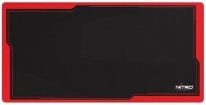 NITRO CONCEPTS DESKMAT DM12 1200X600MM BLACK/RED