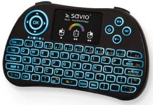 SAVIO KW-03 RGB ILLUMINATED WIRELESS KEYBOARD TV BOX, SMART TV, CONSOLES, PC