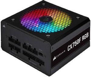 PSU CORSAIR CP-9020218-EU CX750F RGB 750 WATT 80 PLUS BRONZE FULLY MODULAR