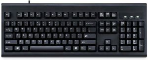 PERIXX PERIBOARD-106 B PERFORMANCE BLACK USB KEYBOARD