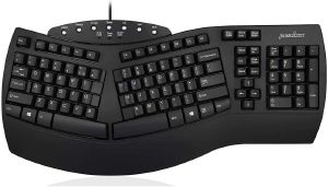 PERIXX PERIBOARD-512 B ERGONOMIC SPLIT BLACK USB KEYBOARD