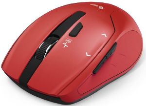 HAMA 182640 MILANO COMPACT WIRELESS MOUSE, RED