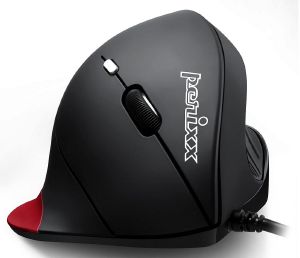 PERIXX PERIMICE-518R PROGRAMMABLE WIRED ERGONOMIC VERTICAL MOUSE LARGE SIZE