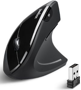 PERIXX PERIMICE-713 WIRELESS ERGONOMIC VERTICAL MOUSE BLACK