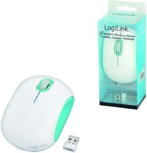 LOGILINK ID0084A COOPER WIRELESS OPTICAL MOUSE 2.4GHZ 1000DPI WHITE/BLUE