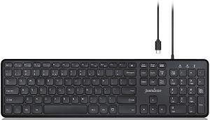 PERIXX PERIXX PERIBOARD-210C US WIRED SCISSOR BLACK STD USB-C US KEYBOARD