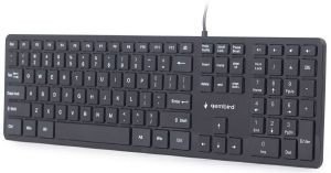 GEMBIRD KB-MCH-02 CHOCOLATE KEYBOARD, US LAYOUT, BLACK