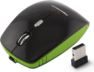 ESPERANZA EM121G WIRELESS 4D OPTICAL MOUSE WITH CHARGING CABLE BLACK/GREEN