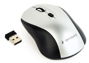 GEMBIRD MUSW-4B-02-BS WIRELESS OPTICAL MOUSE BLACK/SILVER GEMBIRD MUSW-4B-02-BS WIRELESS OPTICAL MOUSE BLACK/SILVER