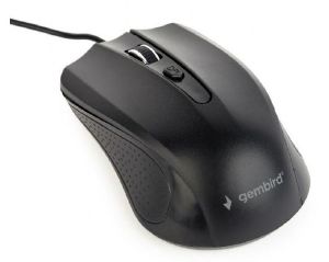 GEMBIRD MUS-4B-01 OPTICAL MOUSE, USB, BLACK