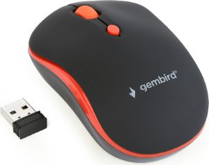 GEMBIRD MUSW-4B-03-R WIRELESS OPTICAL MOUSE BLACK/RED