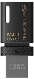TEAM GROUP TM2113128GB01 M211 128GB USB 3.2 TYPE-A/TYPE-C FLASH DRIVE