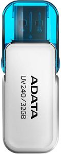 ADATA AUV240-16G-RWH 16GB USB 2.0 FLASH DRIVE WHITE ADATA AUV240-16G-RWH 16GB USB 2.0 FLASH DRIVE WHITE