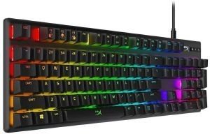  HYPERX HX-KB6BLX-US ALLOY ORIGINS RGB MECHANICAL GAMING KEYBOARD HX BLUE SWITCHES