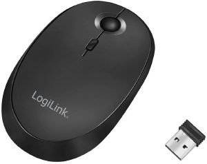 LOGILINK ID0204 WIRELESS & BLUETOOTH DUAL MODE MOUSE 2.4GHZ 1000/1600DPI BLACK