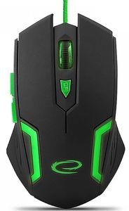 ESPERANZA EGM205G WIRED MOUSE FOR GAMERS 6D OPTICAL USB MX205 FIGHTER GREEN