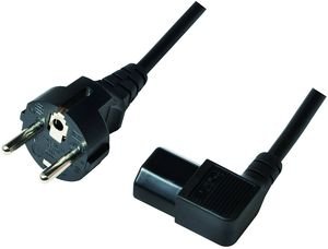 LOGILINK CP118 POWER CORD SCHUKO STRAIGHT - C13 90° 3M BLACK LOGILINK CP118 POWER CORD SCHUKO STRAIGHT - C13 90° 3M BLACK