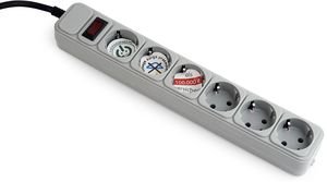 GEMBIRD SPG6-B-6C POWER CUBE SURGE PROTECTOR 6 SOCKETS 1.8M GREY ΜΕ ΔΙΑΚΟΠΤΗ GEMBIRD SPG6-B-6C POWER CUBE SURGE PROTECTOR 6 SOCKETS 1.8M GREY ΜΕ ΔΙΑΚΟΠΤΗ