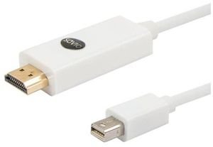 SAVIO CL-83 MINI DISPLAYPORT (M) - HDMI (M) CABLE 1.8M WHITE