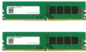 MUSHKIN RAM MUSHKIN MES4U293MF8GX2 ESSENTIALS SERIES 16GB (2X8GB) DDR4 2933MHZ DUAL CHANNEL