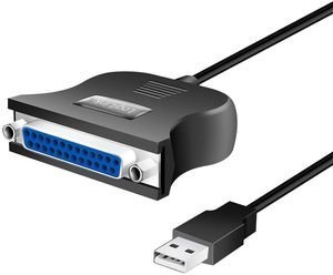 LOGILINK UA0054A USB 2.0 TO PARALLEL D-SUB 25-PIN FEMALE ADAPTER 1.5M LOGILINK UA0054A USB 2.0 TO PARALLEL D-SUB 25-PIN FEMALE ADAPTER 1.5M