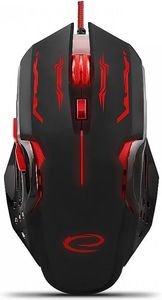 ESPERANZA EGM403R WIRED MOUSE FOR GAMERS 6D OPTICAL USB MX403 APACHE RED
