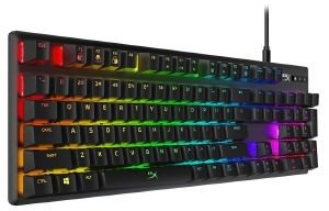  HYPERX HX-KB6RDX-US ALLOY ORIGINS RGB MECHANICAL GAMING KEYBOARD HX RED SWITCHES