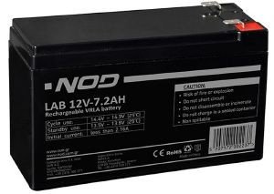 NOD LAB 12V 7.2AH REPLACEMENT BATTERY